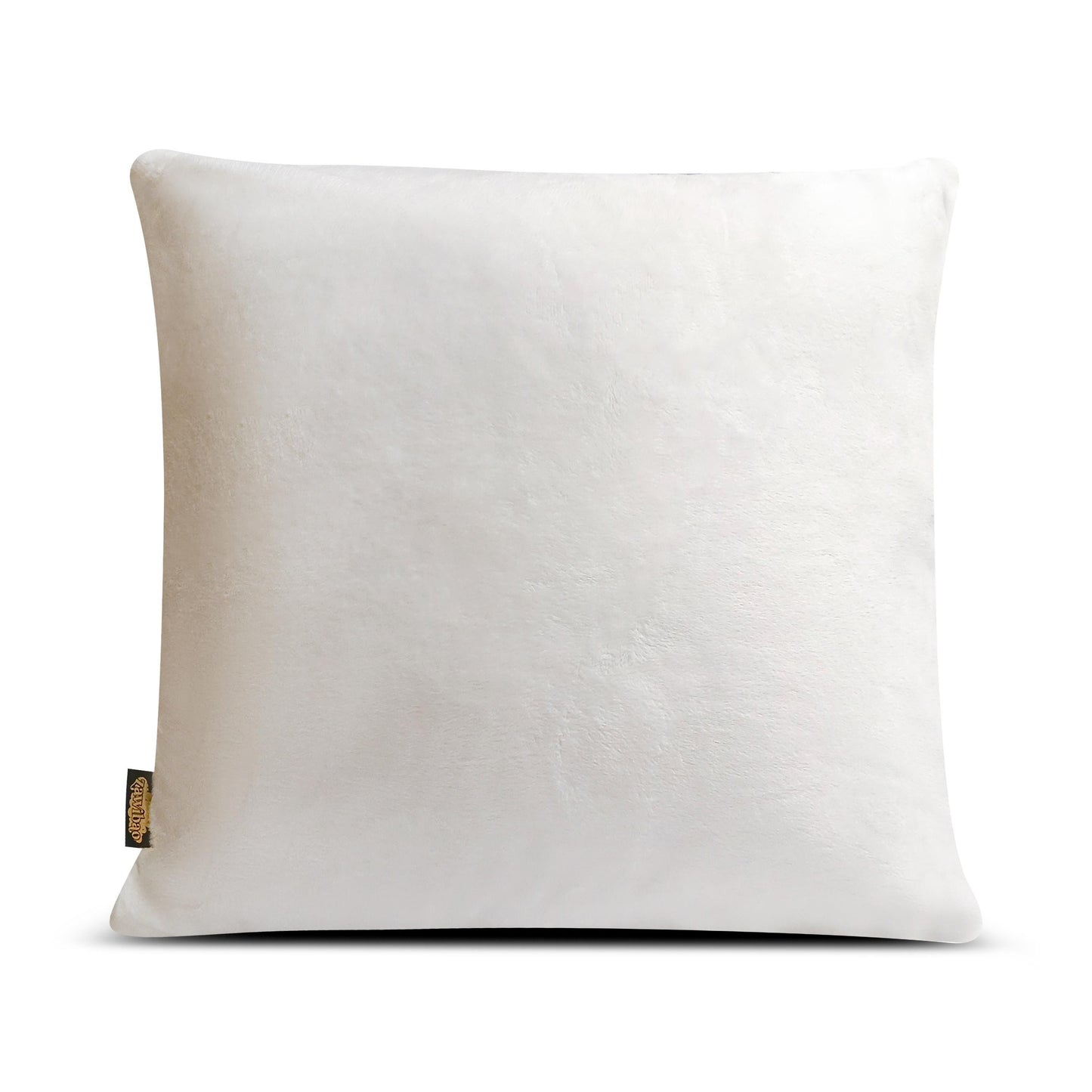 Geometric African Print Plush Throw Pillow Cover