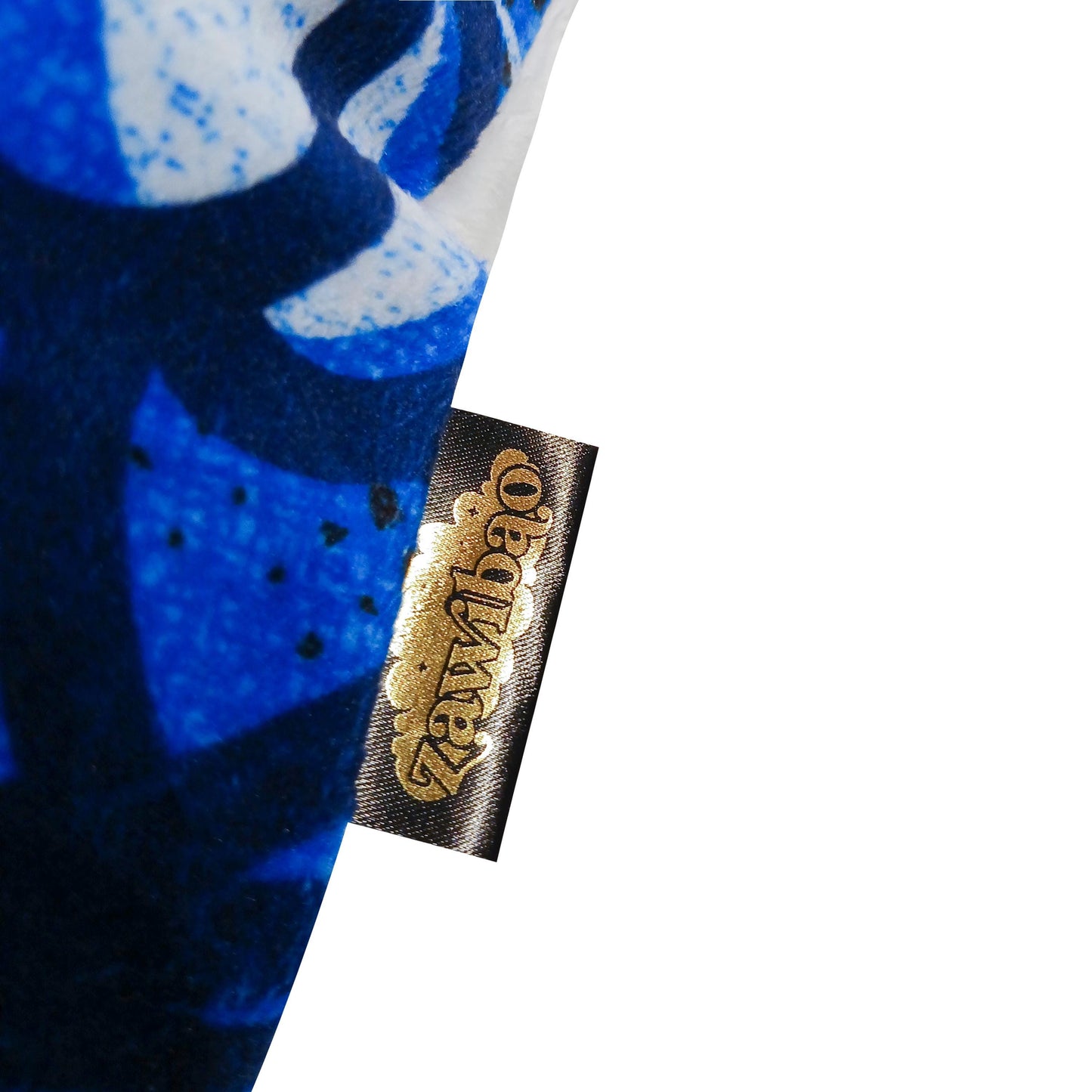 Banana Leaf African Print Plush Throw Pillow Cover