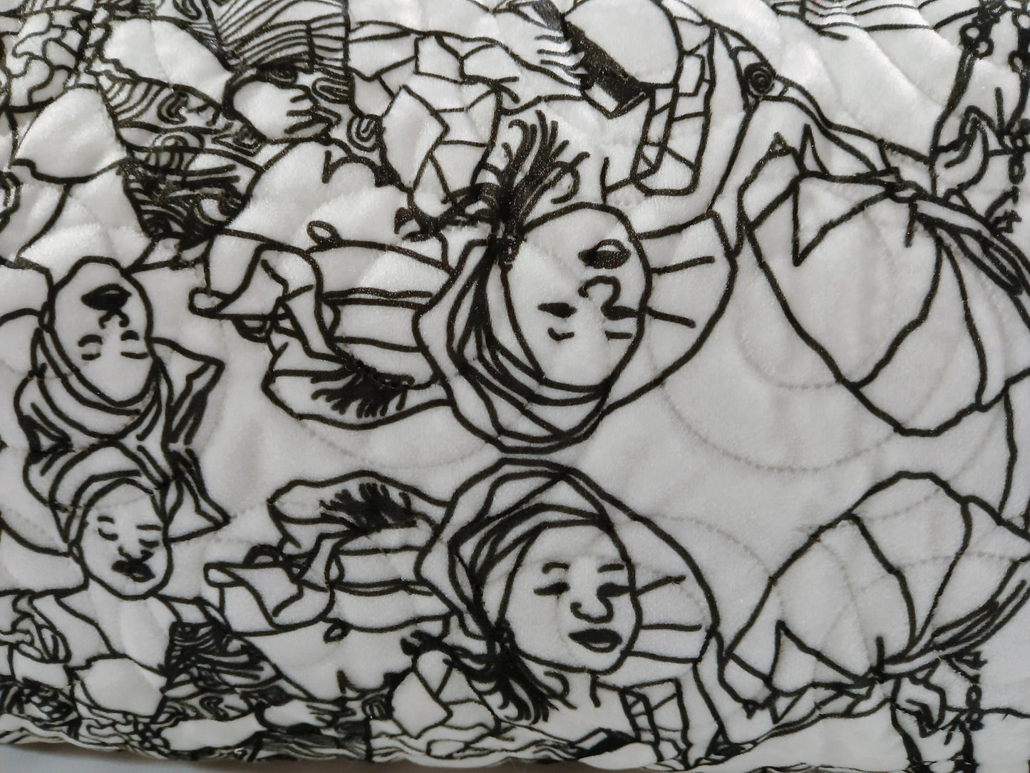 Quilted Velvet Lumbar Pillow Cover - Headwraps